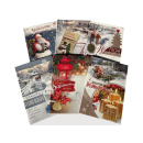 Weihnachts- und Neujahrskarte mit Kuvert & Text;...