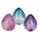 Squishy "Wassertropfen Glitzer" Antistress 7,5cm; 3-fach sort.; 12er Display