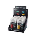 Metallpfeife "Mini Fat"; 9cm, 4-fach sort.; 12er Display