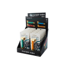 Metallpfeife "Twisted"; 9cm, 4-fach sort.; 12er Display