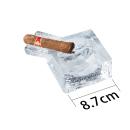 Aschenbecher "Luxury" Glas 8,7cm; einzeln