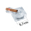 Aschenbecher "Luxury" Glas 8,7cm; einzeln