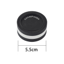 Grinder "Cookie" Plastik; 5,5cm; 2-tlg.; 2-fach sort.; 24er Display