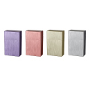 Zigarettenboxen "Brushed" für 20 Zig, Metall.; 4-fach sort.; 12er Display