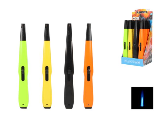Stabfeuerzeuge Jet-Flame; L.: 21,5cm; 4-fach sortiert, 20er Display