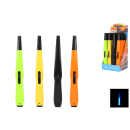 Stabfeuerzeuge Jet-Flame; L.: 21,5cm; 4-fach sortiert,...