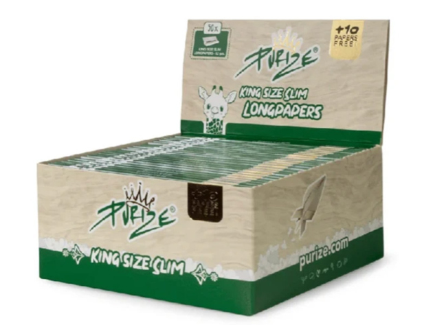 PURIZE BROWN, King Size Slim, 50er Pack