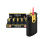Sturmfeuerzeug "BLACK ELITE DUAL",  Feuer & Flamme, Soft + Jetflame, 25er Display