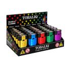 Sturmfeuerzeug "METALL EMBOSSING DUAL" 5-fach sort., Soft + Jetflame, 25er Display
