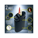 Sturmfeuerzeug "METALL EMBOSSING DUAL" 5-fach sort., Soft + Jetflame, 25er Display
