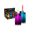 Sturmfeuerzeug "METALL EMBOSSING DUAL" 5-fach sort., Soft + Jetflame, 25er Display