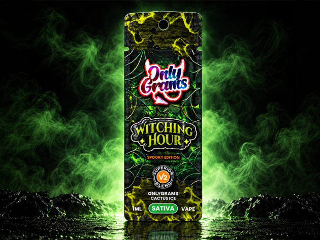 Only Grams Vape - Witching Hour - Spooky Editon 2026 - Superior V2 - 1ml - 96%  - Blend Sativa