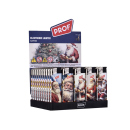 Elektrofeuerzeug "Santa", 5-fach sort., 50er Display