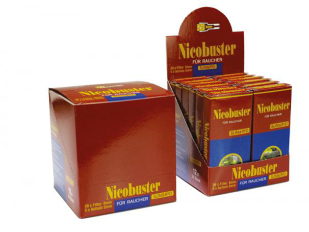Nicobuster SLIM & RYO 12 Boxes each 30 Filter
