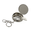 Taschenascher "Hanf" mit Schlüsselanhänger, 4,8 cm, 12er Display