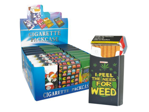 Plastic-Smoke-Box Pocket for 20 cigarettes (24 pcs. per display)