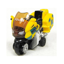Toy Cars "Motorrad" different colours (White, Red, Blue, Yellow), 12p Display